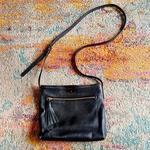 Kate Spade Black Leather Crossbody Bag
